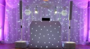 wedding DJ station